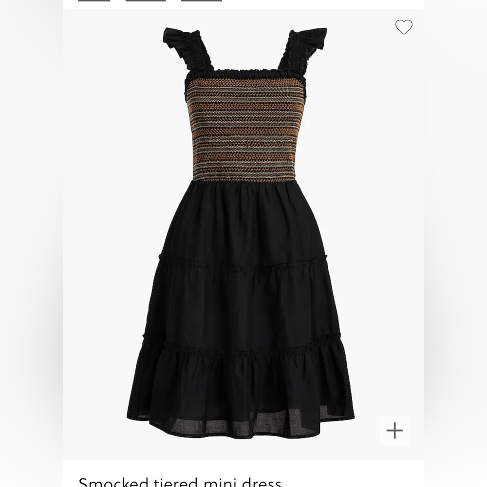 JCrew Factory Smocked Tiered Dress - Large - Brand New